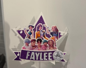 K-pop demon hunters 5.5 cake topper
