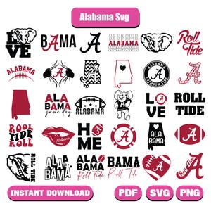 Alabama Svg, Alabama 2025, Alabama Crimson Svg, Alabama Sweatshirt, Crimson Svg, Alabama Football Svg, Alabama State, Digital Download SVG