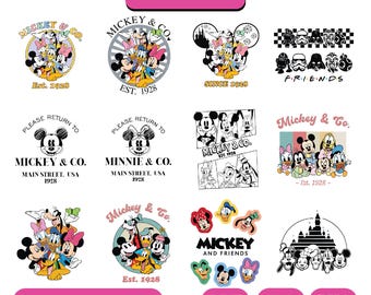 Mega Mickeyy & Friends SVG Bundle, Familienurlaub png, Familienreise SVG, Vacay Mode Png, Magic Kingdom SVG, Mickeyy Png, svg
