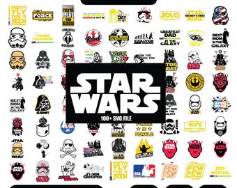 Star wars svg bundle, star wars 100+ svg, star wars svg, mandalorian , svg files for cricut, darth vader svg, Layered svg, Instant Download