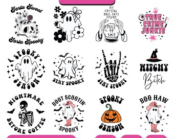 Halloween Svg 2025, Spöklik Säsong Svg,, Söt Halloween Svg, Trendig Svg, Spöklik Halloween Svg, Svg-filer för Cricut, Svg, Filer Svg