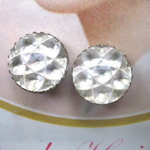 Vintage Lucite Ohrringe mit Ohrclips