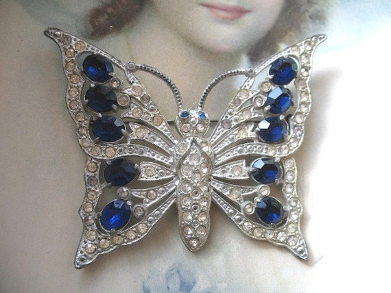 Vintage Large Staret Butterfly ~ Unsigned