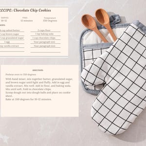 Modèle de carte de recette simple, modifiable et imprimable, format 6 x 4