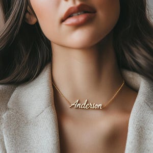 Collar con nombre personalizado / Collar para mujer / Collar delicado / Collar de oro y plata / Diseño personalizado / Collar personalizado / Collar con letras