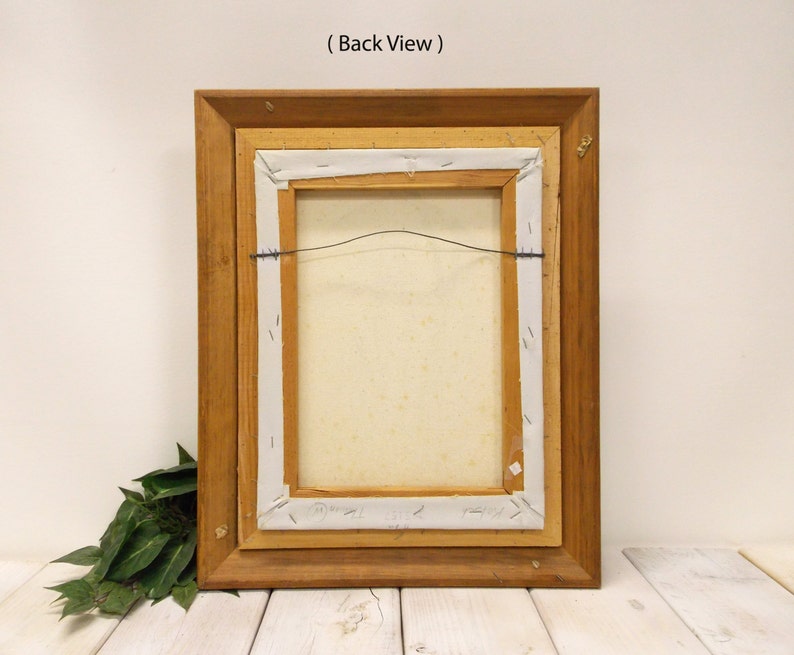 Vintage Framed Floral Painting J. Kendall Airbrush Art on Etsy