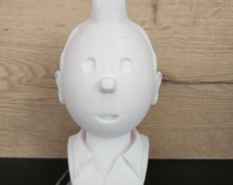 Tintin Bust Figurine 22cm ready to paint