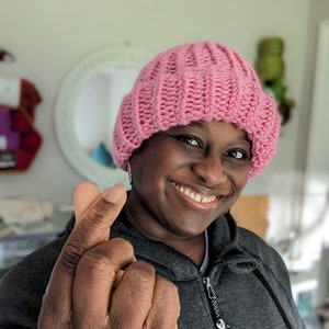 Handknit Beanie Balaclava, pink Handmade Hat and neckwarmer combo Set, Lavender hat Gift for Her READY TO SHIP image 7