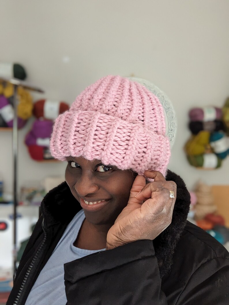 Handknit Beanie Balaclava, pink Handmade Hat and neckwarmer combo Set, Lavender hat Gift for Her READY TO SHIP image 3