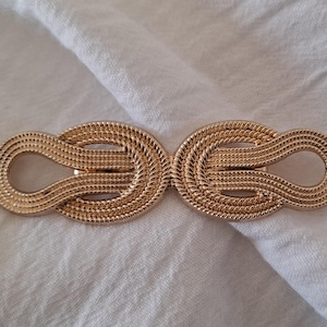 Gold 1cm Thin Elastic Belt, Hand-Assembled Stretch Waist Belt with Stylish Knot Buckle, Slim and Elegant Belt for Dresses, Skirts & Outfits