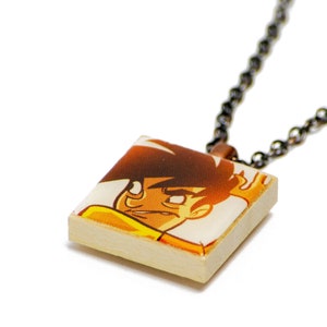 Gabriel Necklace in Antique Copper - Upcycled Gabe Penny Arcade Necklace, Jonathan Gabe Penny Arcade Jewelry, PAX East, PAX Prime, PAX South