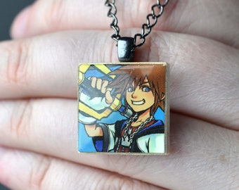Sora Upcycled Necklace in Gunmetal