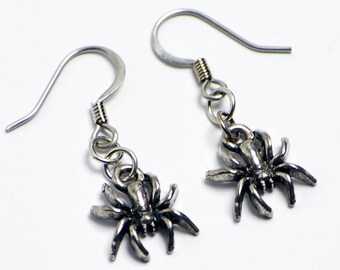 Orecchini Ragno Vintage in Argento Sterling - Spooky Insect Goth Halloween - Italia