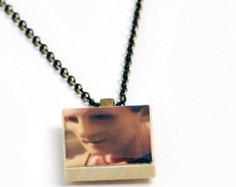 Upcycled Odo Necklace in Antique Brass