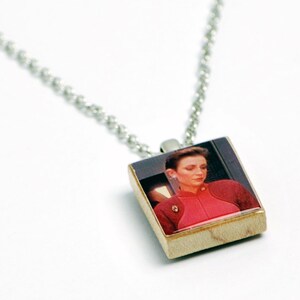 Upcycled Kira Necklace in Antique Brass