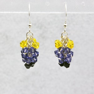 Lumpy Space Princess Earrings in Sterling Silver - Adventure Time Earrings, LSP Earrings, LSP Jewelry, Geek Wedding, Fandoms in Swarovski