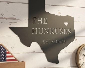 Personalized US State Outline Metal Sign,Custom Map Art with Your Special Location,Custom Continental US Map Metal Sign,Housewarming Gifts