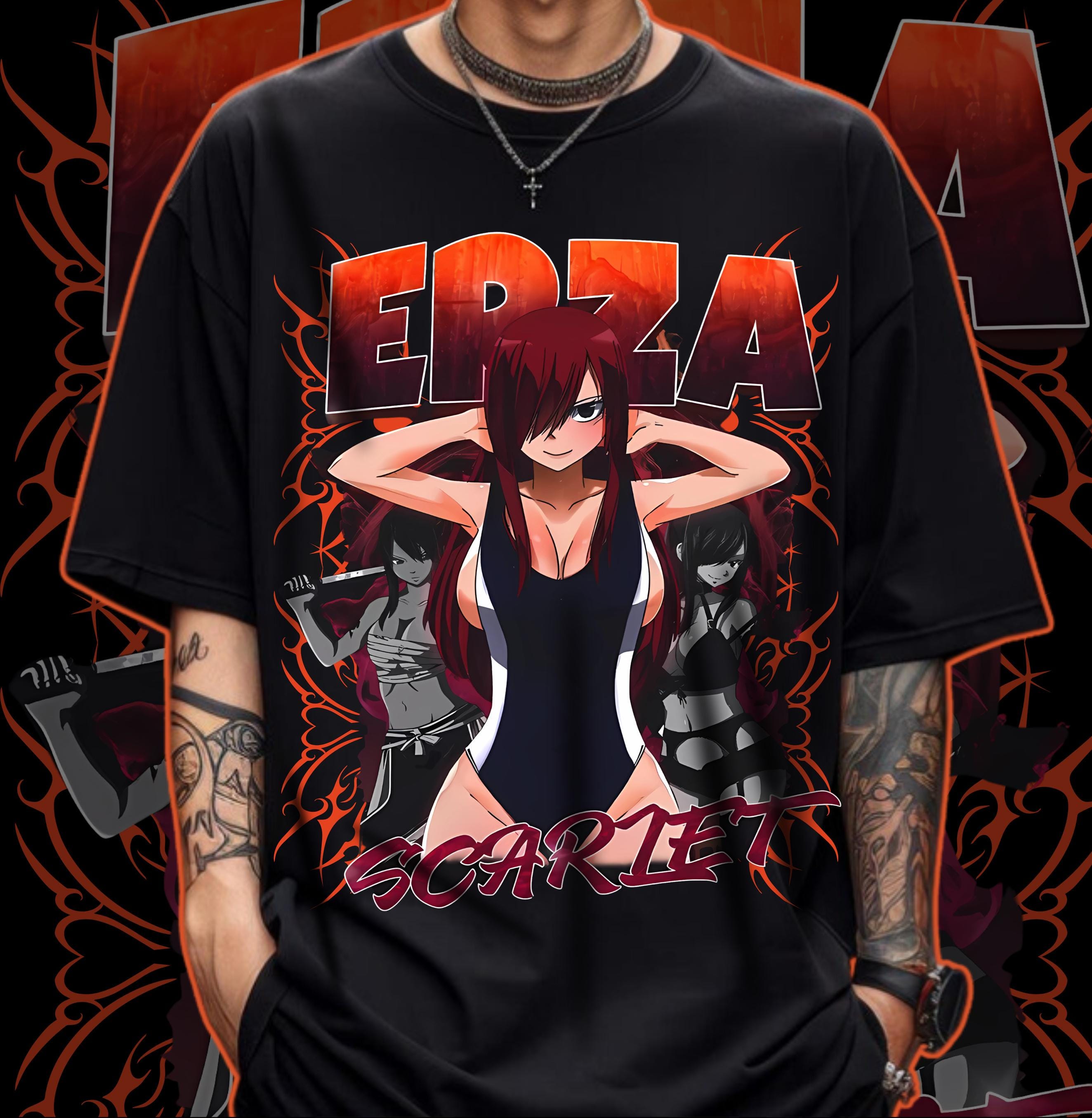 FAIRY TAIL Tシャツ 黒 アニメT 海外公式 Anime Fairy Tail T-Shirt Natsu Dragneel Graphic Printed