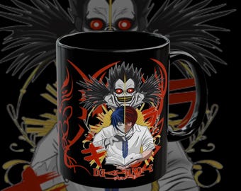Ryuk Shinigami Mug, Ryuk Art Mug, Anime Ceramic Mug, Anime Lover Gift, Fanart Anime Mug, Anime Gift Mug, Anime Mug 11oz, Manga Anime Mug
