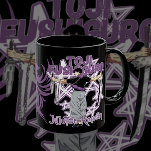 Toji Fushiguro Mug, JJK Anime Mug, Fanart Anime Mug, Anime Lover Gift, Anime Mug 11oz, Anime Ceramic Mug, Manga Anime Mug, Anime Gift Mug