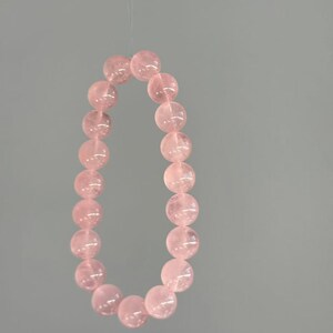 Madagascar Rose Quartz Bracelet: Handmade Crystal Jewelry for Love & Healing image 4