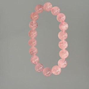 Madagascar Rose Quartz Bracelet: Handmade Crystal Jewelry for Love & Healing image 6