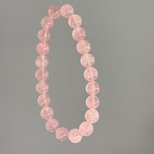 Madagascar Rose Quartz Bracelet: Handmade Crystal Jewelry for Love & Healing image 1