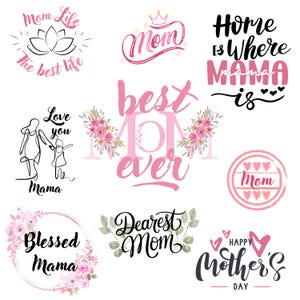Mother&#39;s Day SVG Bundle | Mother Quote SVG | Gift For Mom | Mom Life Svg | Cute mom svg bundle | blessed mama svg | Mom tshirt designs Svg