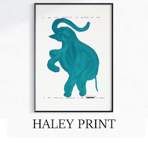 David Shrigley - I Am Not Dancing, Quirky Wall Art, Pop Art Decor, Funny Poster, Contemporary Home Gallery, Humorous Decor, Art