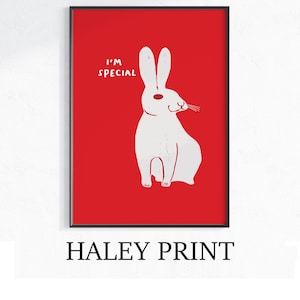 David Shrigley - I'm Special, Quirky Wall Art, Pop Art Decor, Funny Poster, Contemporary Home Gallery, Humorous Decor, Art