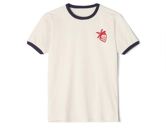 Fruity Vintage-Inspired Pride T-Shirt | Subtle Queer Tee | Rainbow Fruit Graphic