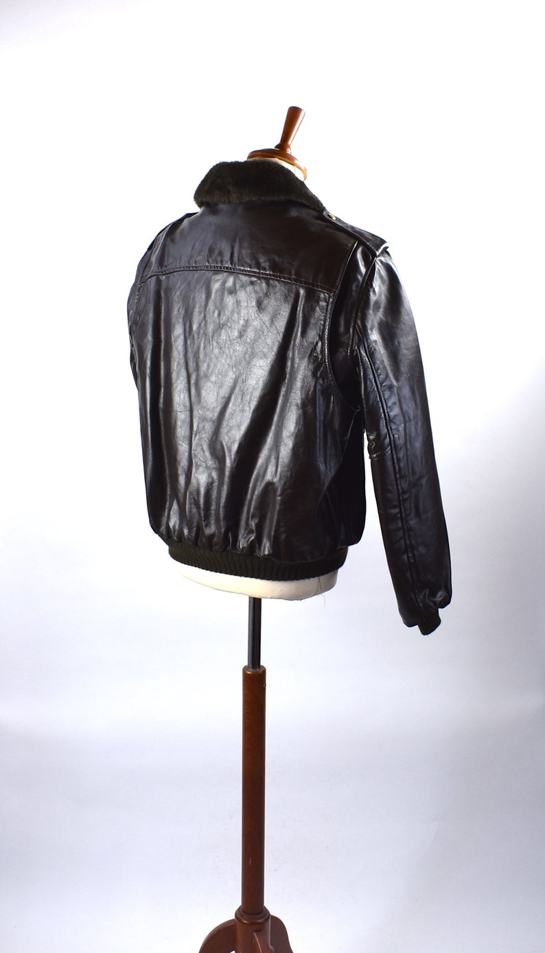 1970/'s Bomber Jacket by Lesco Leathers EXCELLENT CONDITION Size 48