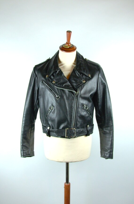 brooks 711 leather jacket