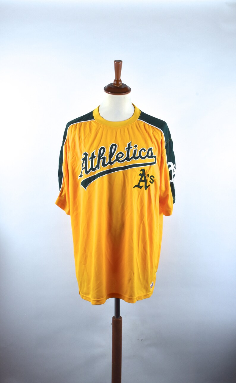yellow a's jersey