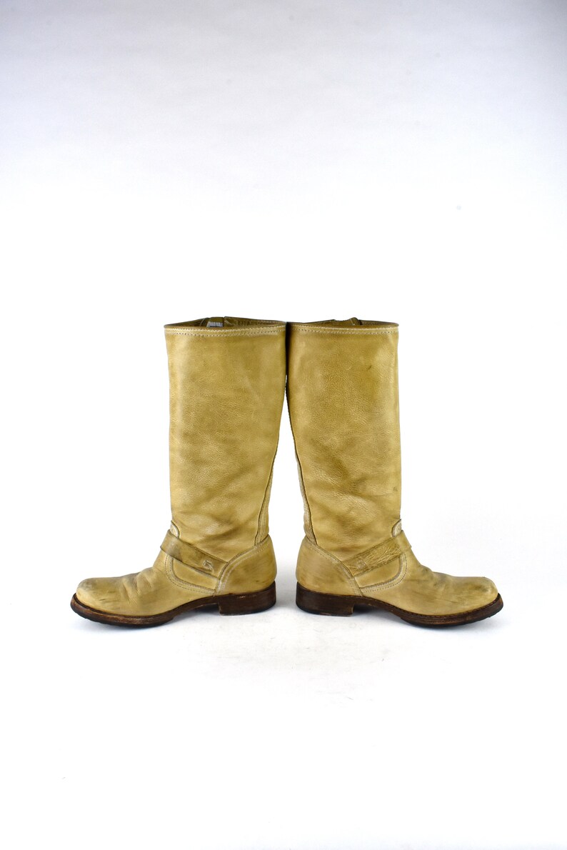 Taupe FRYE Fashion Harness Boots