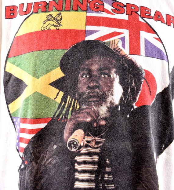 1993 burning Spear T-Shirt, taille XL, Made in in Made USA c2ca52 1993 burning Spear T-Shirt, taille XL, Made in in Made USA c2ca52