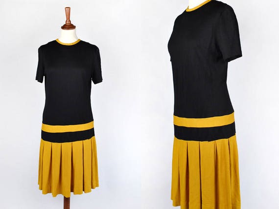 etsy yellow dress