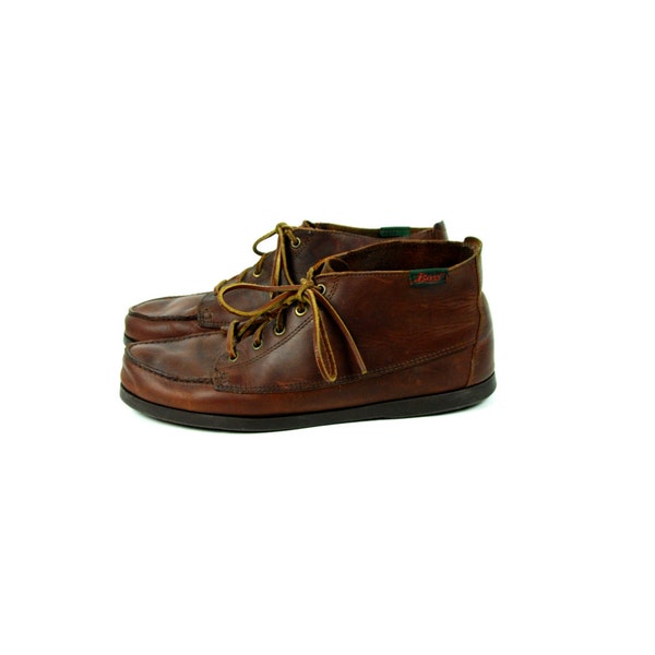 G.H. Bass and Co. Moc Toe Ankle Boots, Men's Size 11.5