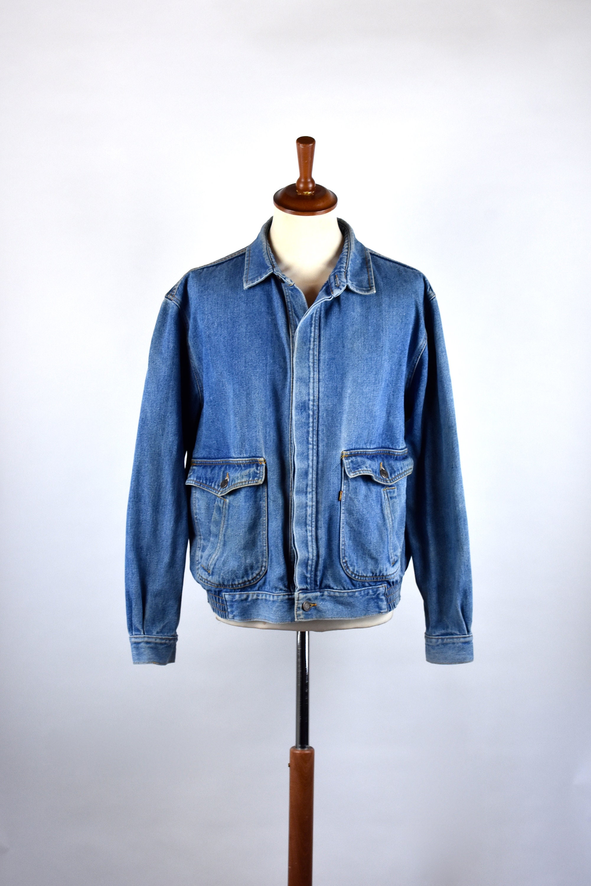 levi denim bomber jacket