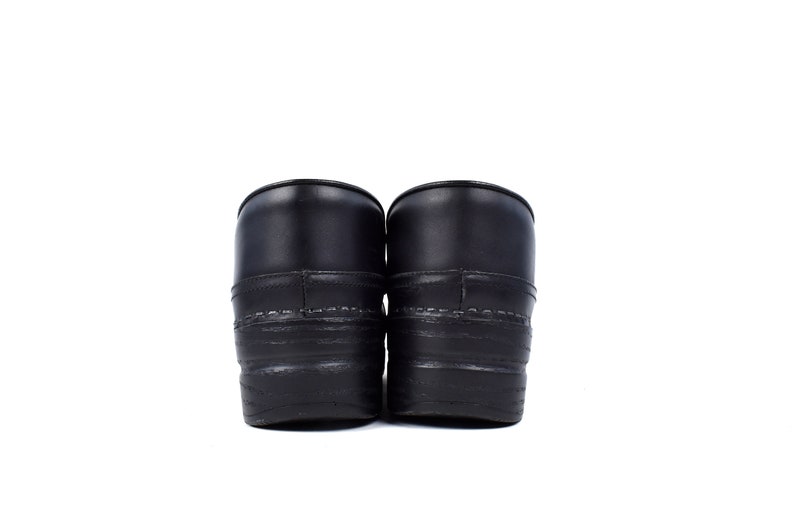 Size 43 Black Leather DANSKO Clogs