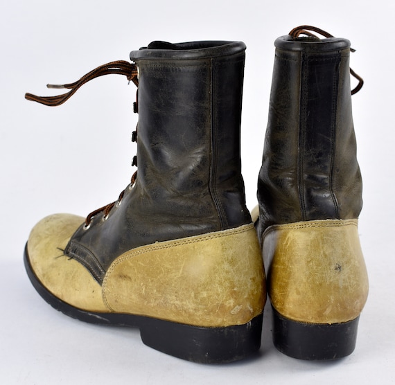 Zweifarbig Packer Stiefel mit doppelten Kiltie von Laredo, Frauen Größe 6 12 M Zweifarbig Packer Stiefel mit doppelten Kiltie von Laredo, Frauen Größe 6 12 M