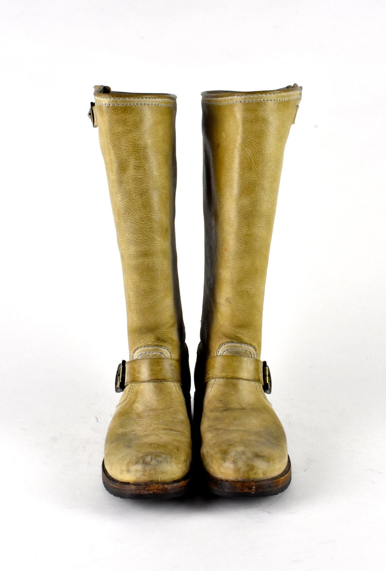 Taupe FRYE Fashion Harness Boots