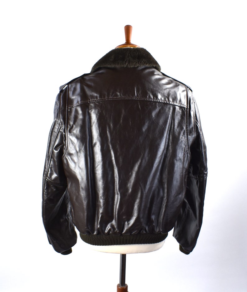 1970/'s Bomber Jacket by Lesco Leathers EXCELLENT CONDITION Size 48