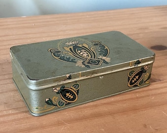 RARE Art Deco tin can, old tin can, 40s, 50s, tea, antique, antique, can