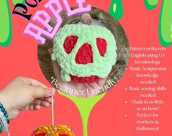 Poison Apple - Beginner friendly Crochet Patter - PDF File