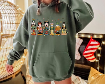 Christmas Mickey and Friends Nutcracker Hoodie: Disney Very Merry Christmas,Disneyland Trip Family