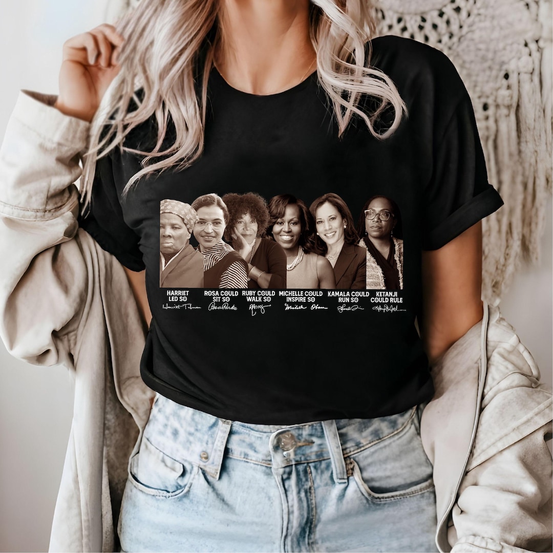 Activist Names Black Women History Shirt: Harriet Rosa Angela Michelle ...