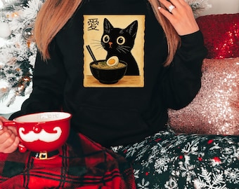 Ramen Cat Hoodie: Sweet Noodle Anime,Lover Gift