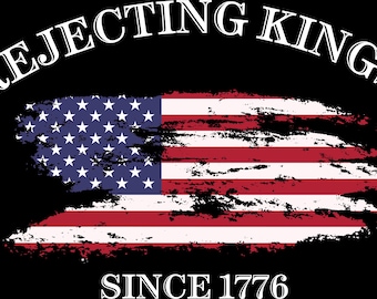 Womens 4th Of July Feminist American Png, Liberal American Png, Stars And Stripes Anti Trump Png, Rejecting Kings Since 1776 Png