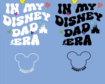 Disney Dad Png, In My Disney Dad Era Png, Schwangerschaftansage, Cooler Dad Png, Vatertagsgeschenk, Disney Best Dad Ever Png